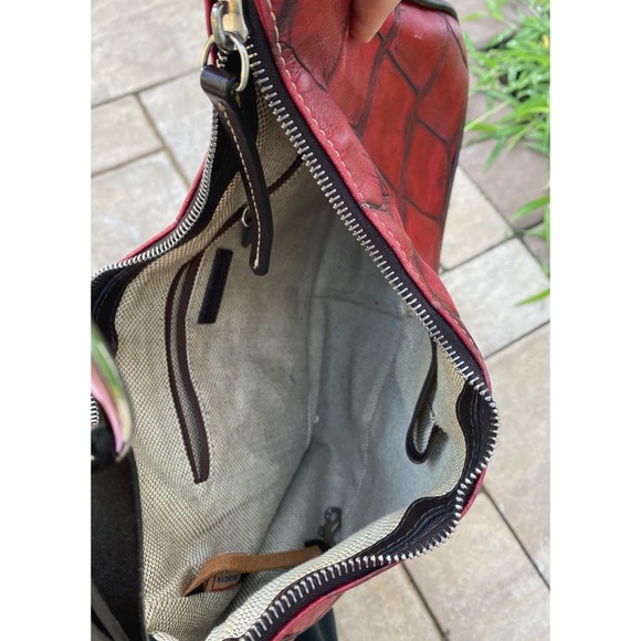 Dooney & Bourke Vintage Croc Leather Purse - Picture 3 of 4